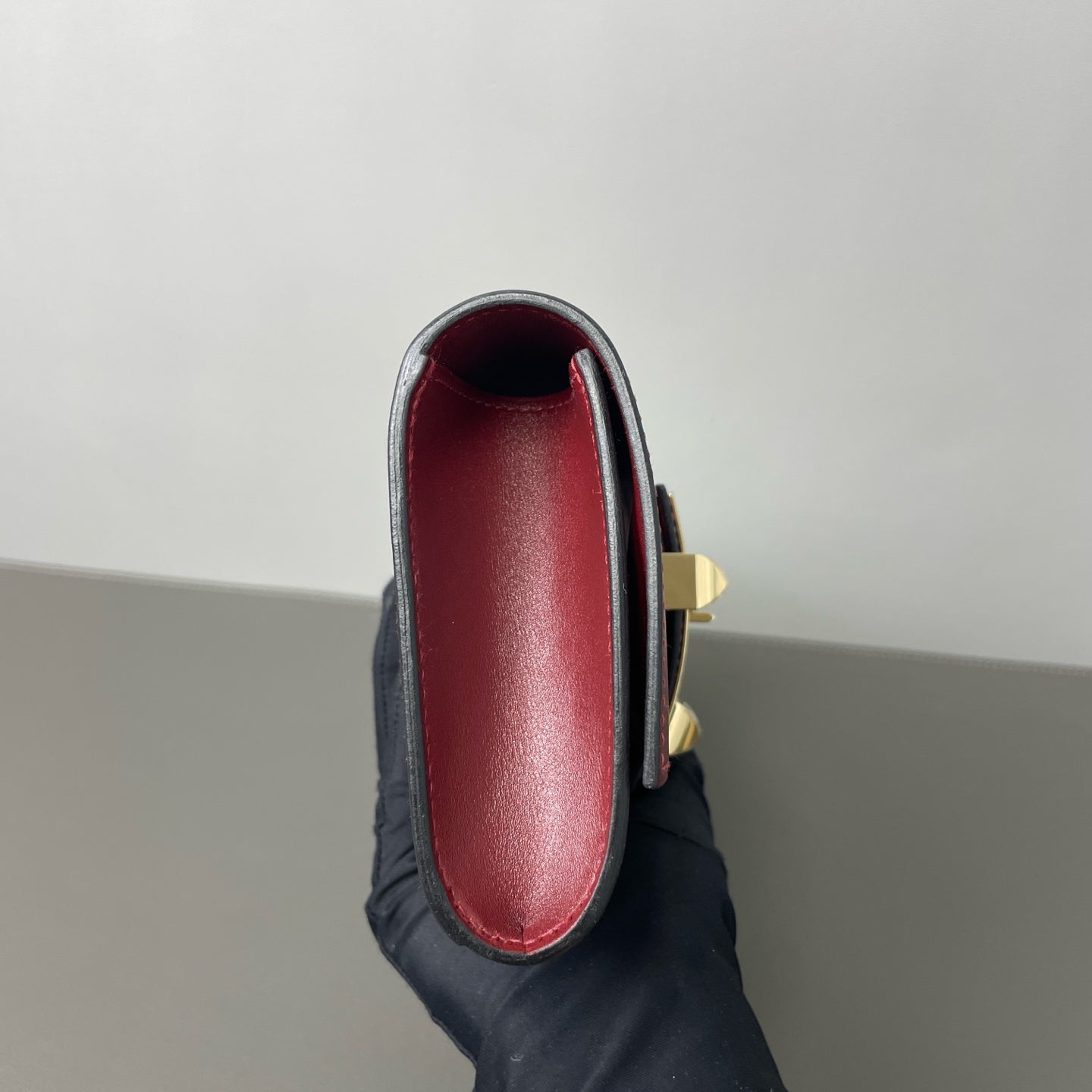 Hermès - Collier de Chien Clutch - Leather - Burgundy - (small)