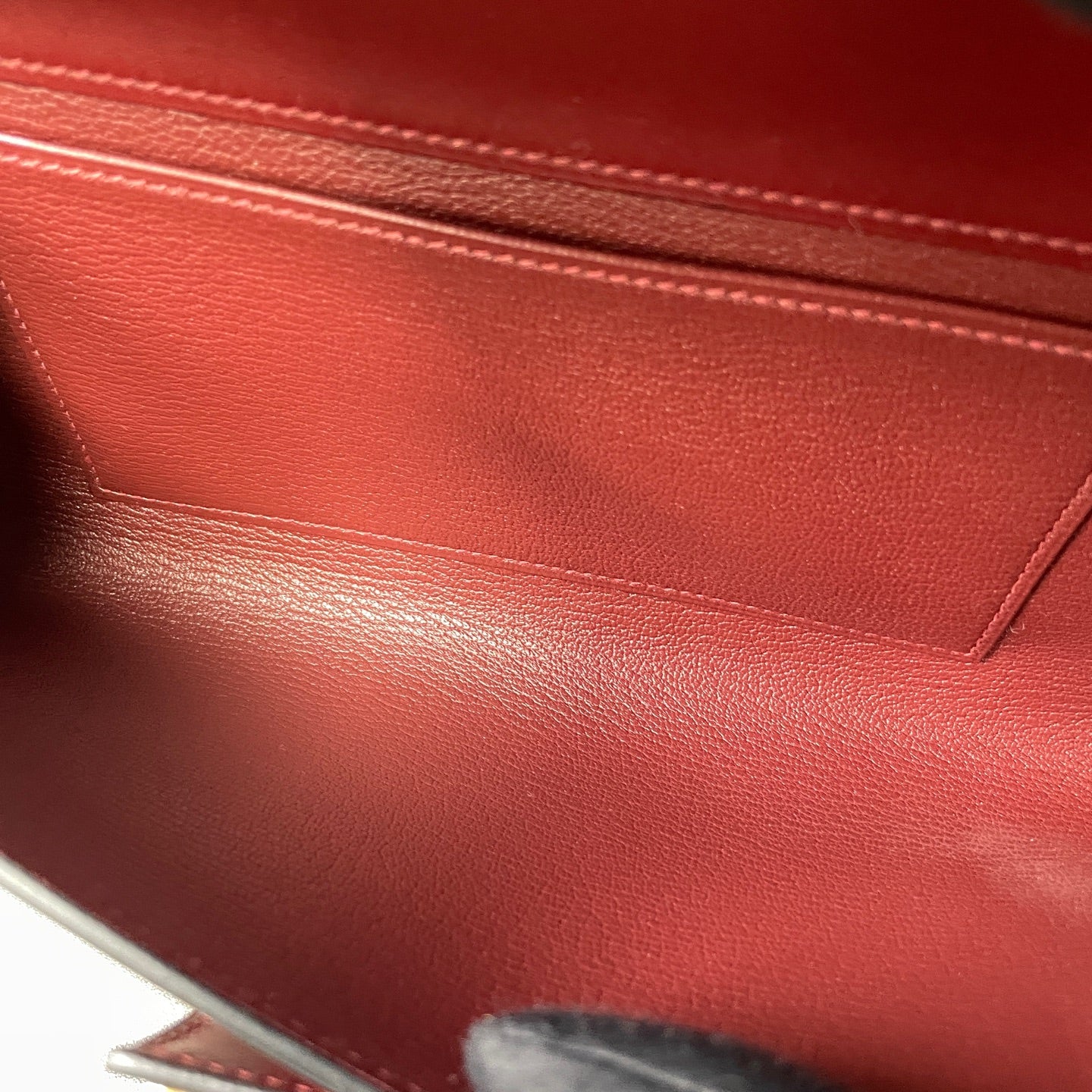 Hermès - Collier de Chien Clutch - Leather - Burgundy - (small)