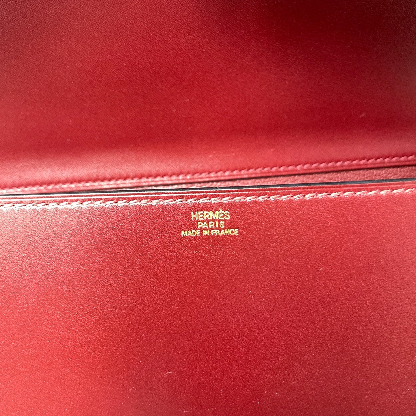 Hermès - Collier de Chien Clutch - Leather - Burgundy - (small)