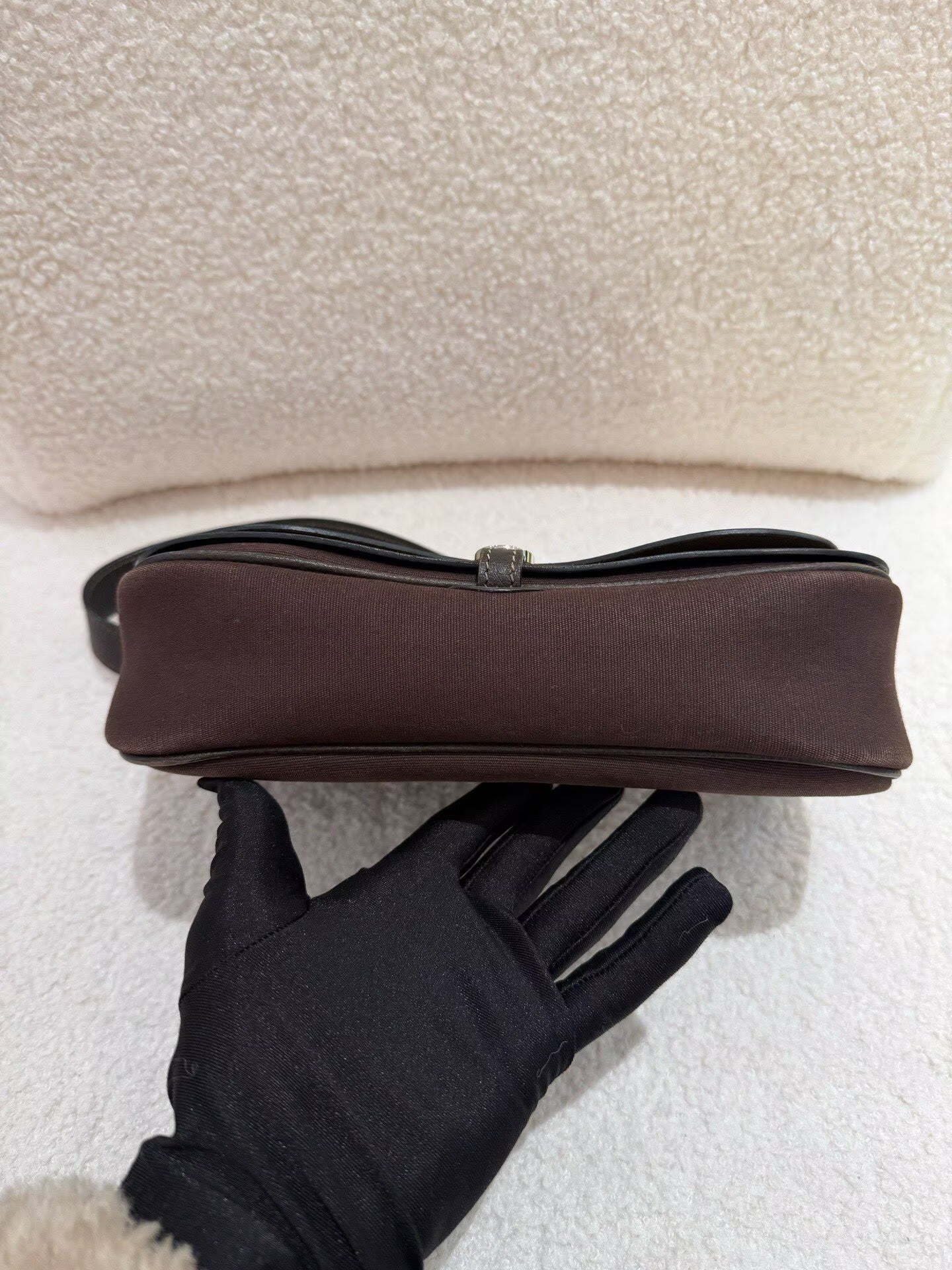 Hermès - Colorado - Canvas with leather and suede trim - Brown - (small)