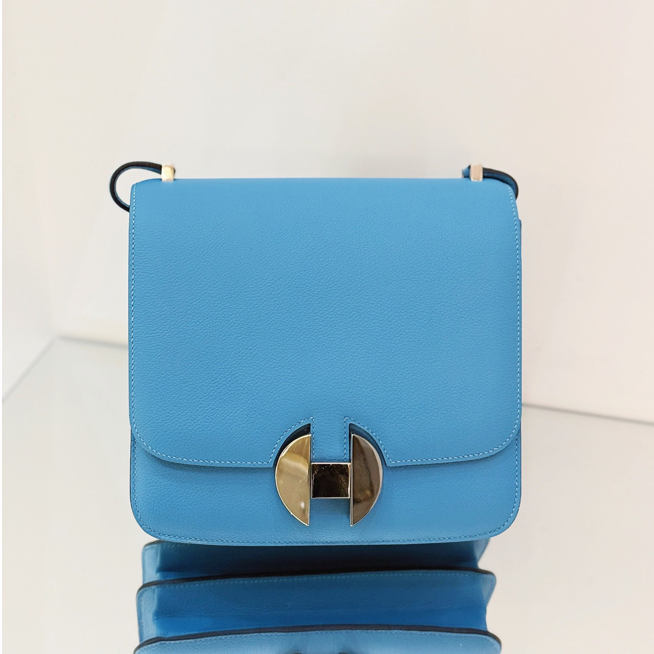 Hermès - Constance - Evercolor leather - Northern Blue - (medium)