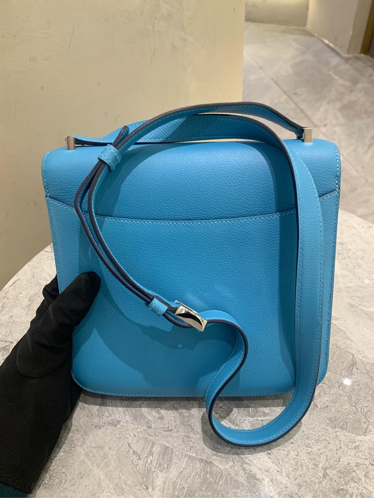 Hermès - Constance - Evercolor leather - Northern Blue - (medium)