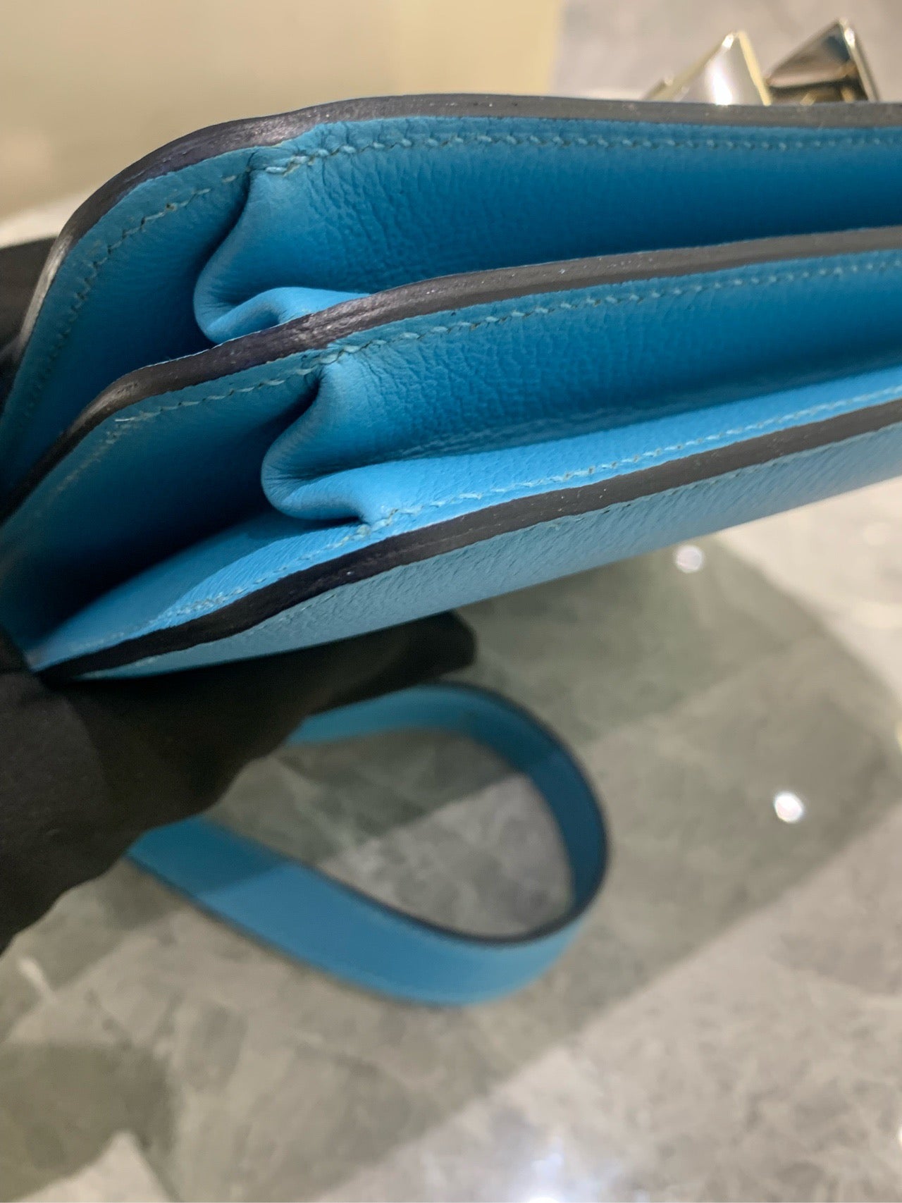Hermès - Constance - Evercolor leather - Northern Blue - (medium)