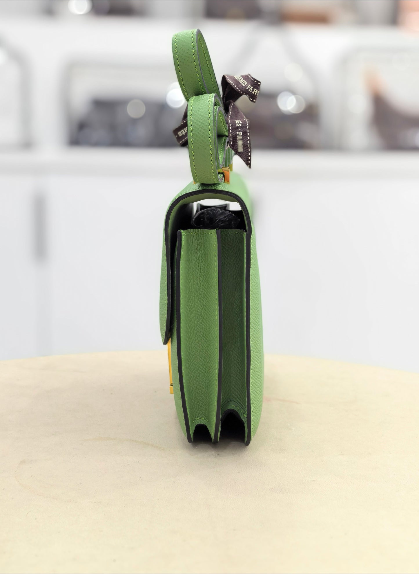 Hermès - Constance - Exotic leathers - Crocodile - Green - (mini)