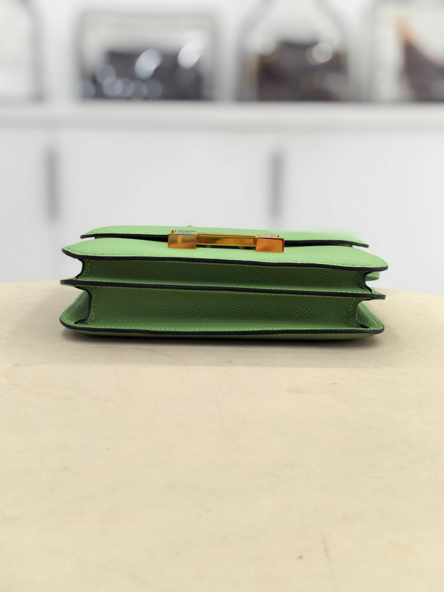 Hermès - Constance - Exotic leathers - Crocodile - Green - (mini)