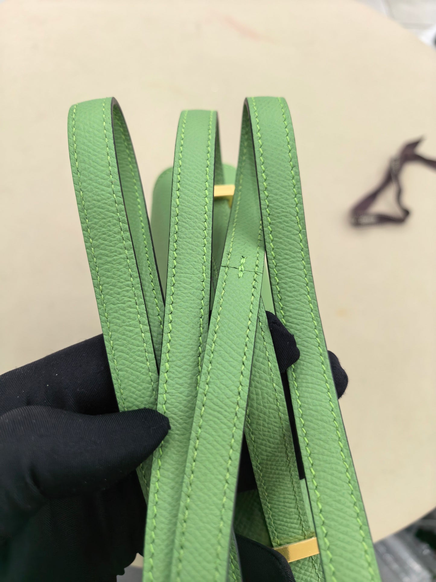 Hermès - Constance - Exotic leathers - Crocodile - Green - (mini)