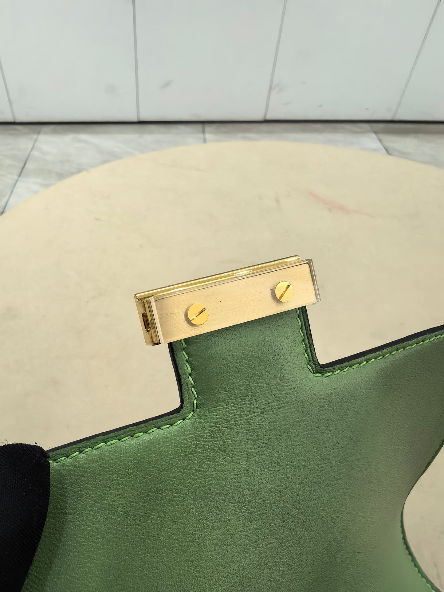 Hermès - Constance - Exotic leathers - Crocodile - Green - (mini)