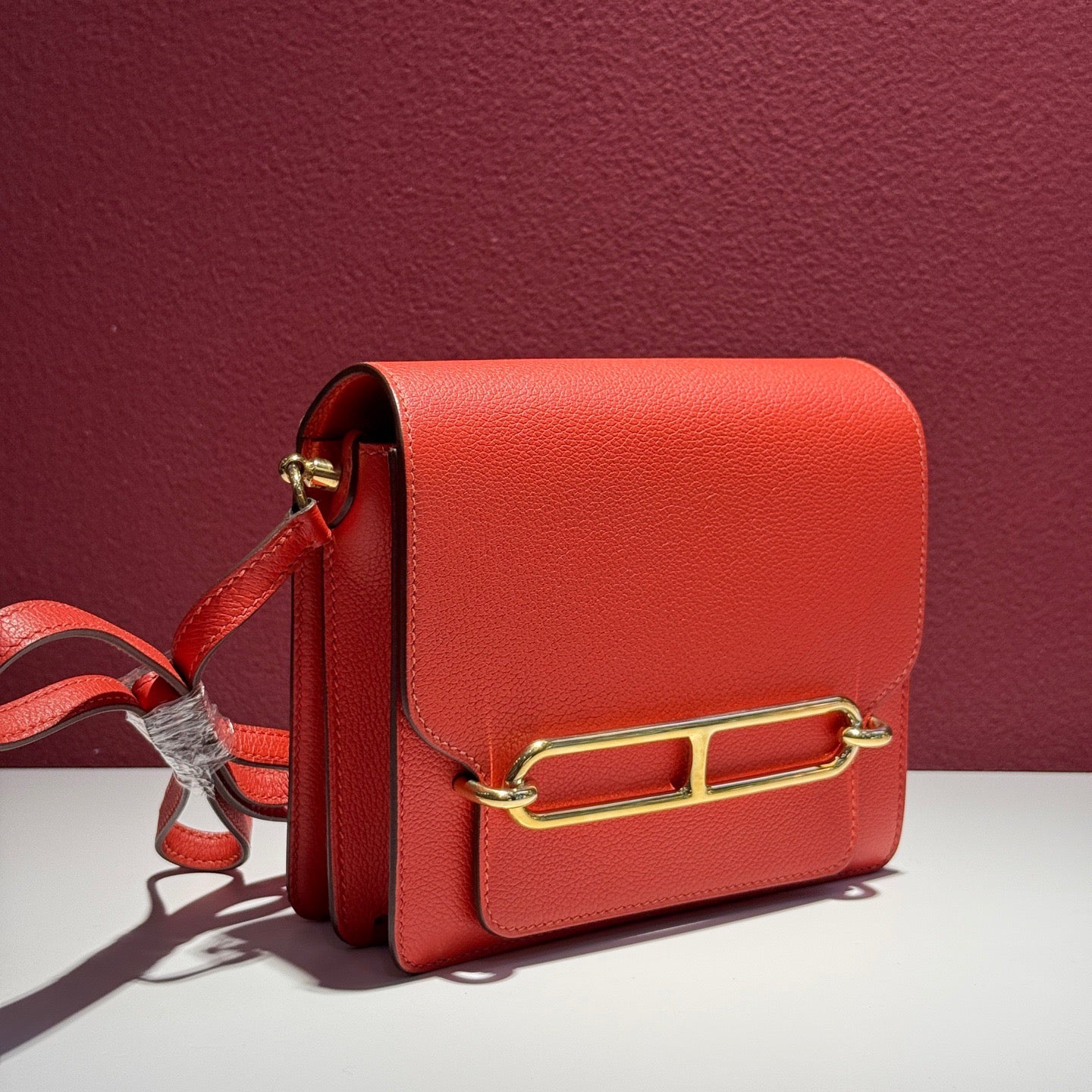 Hermes - Constance - Leather - Orange - (small)