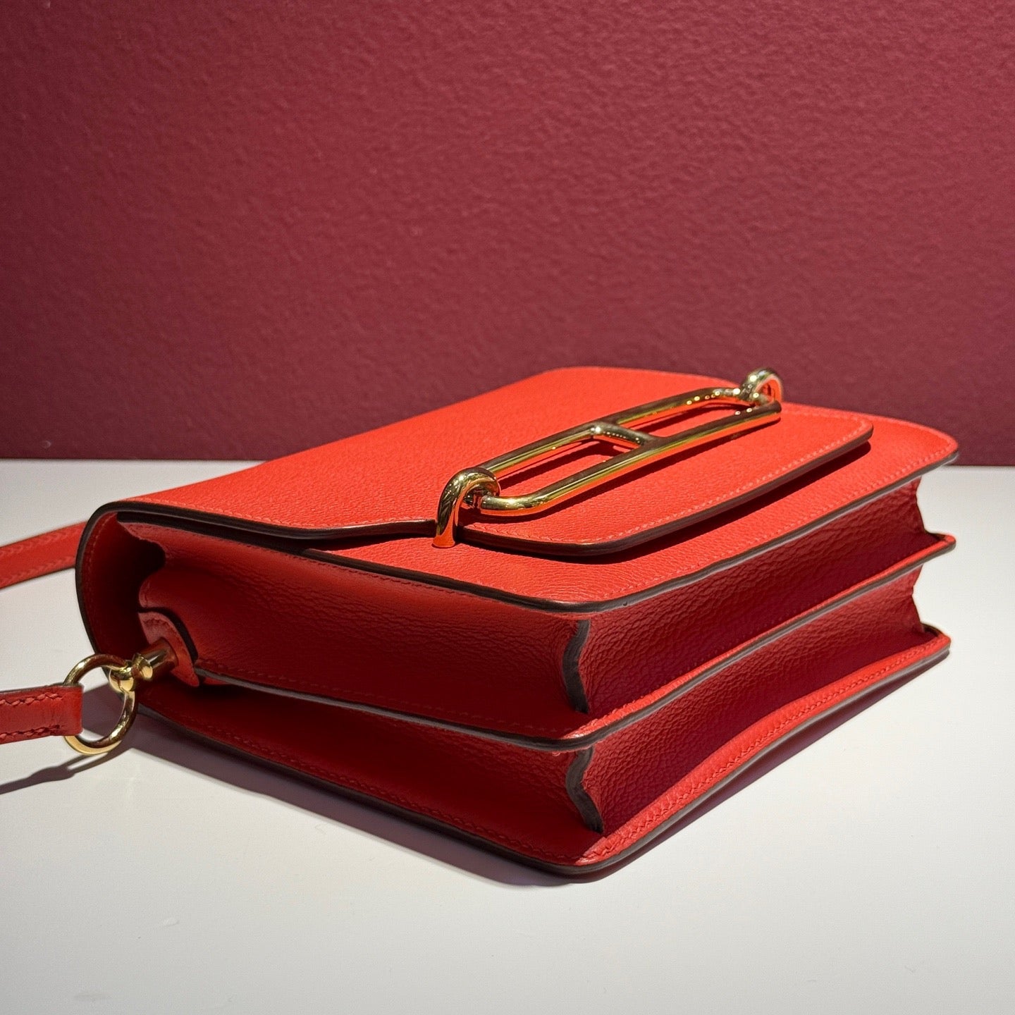 Hermes - Constance - Leather - Orange - (small)