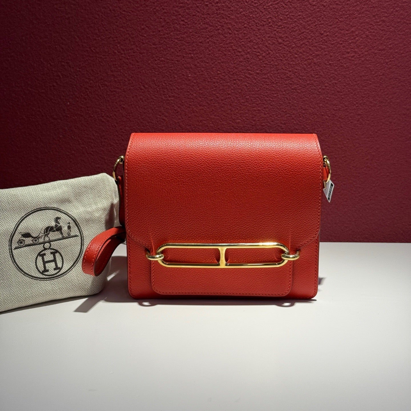 Hermes - Constance - Leather - Orange - (small)