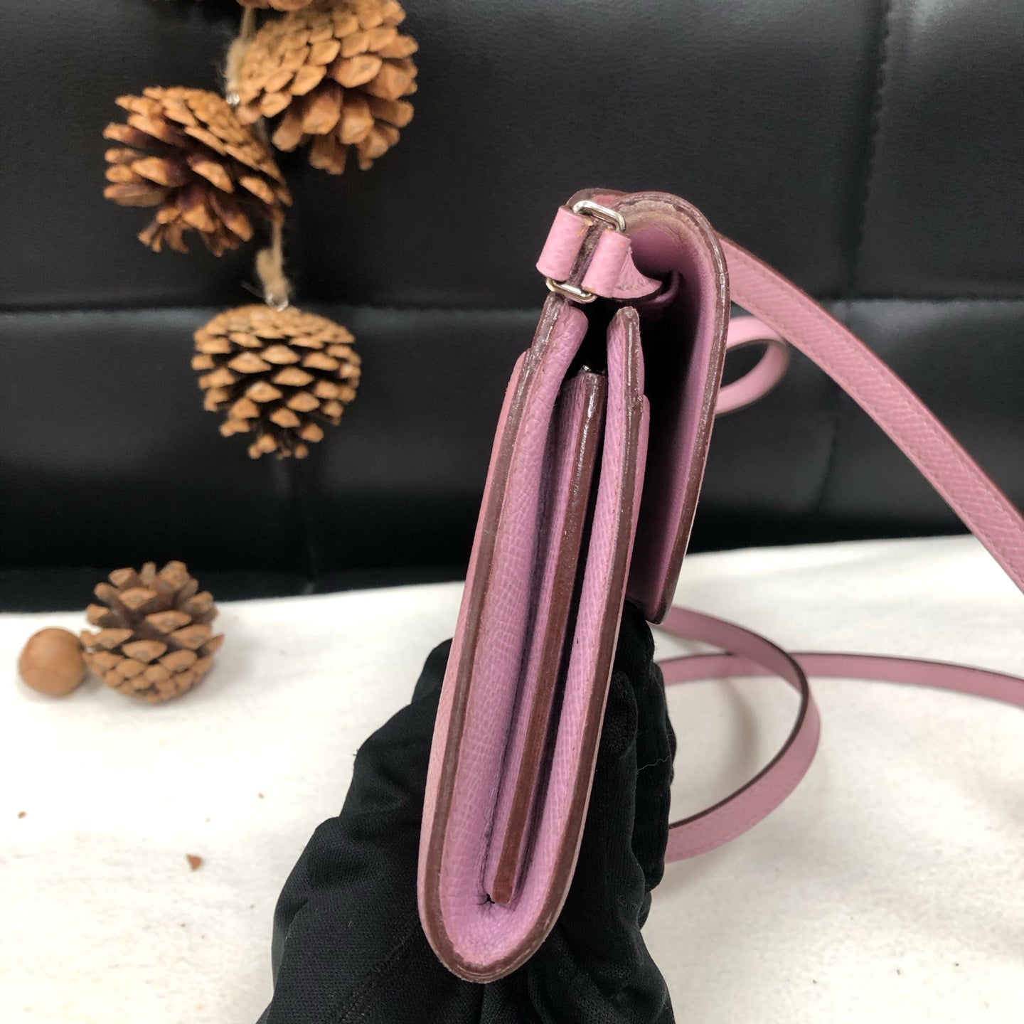 Hermes - Constance - Leather - Pink - (mini)