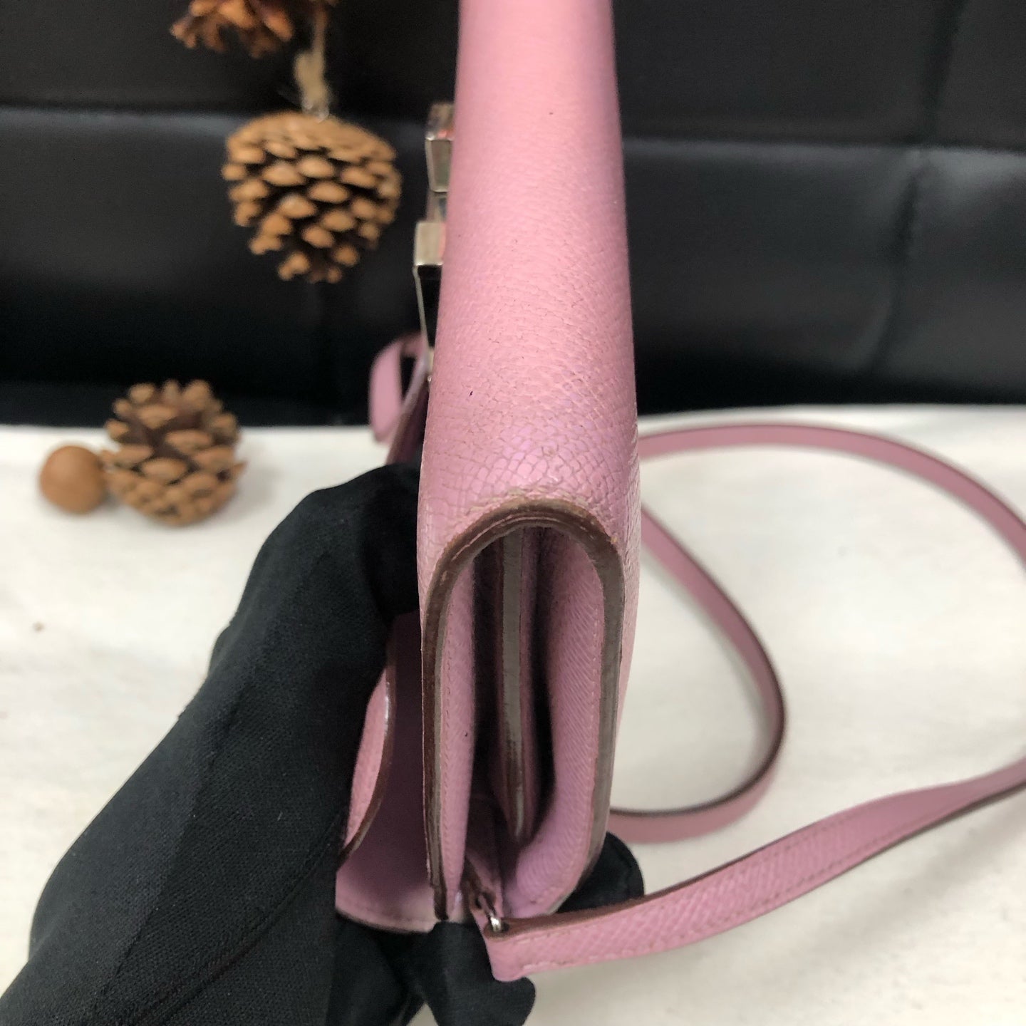 Hermes - Constance - Leather - Pink - (mini)