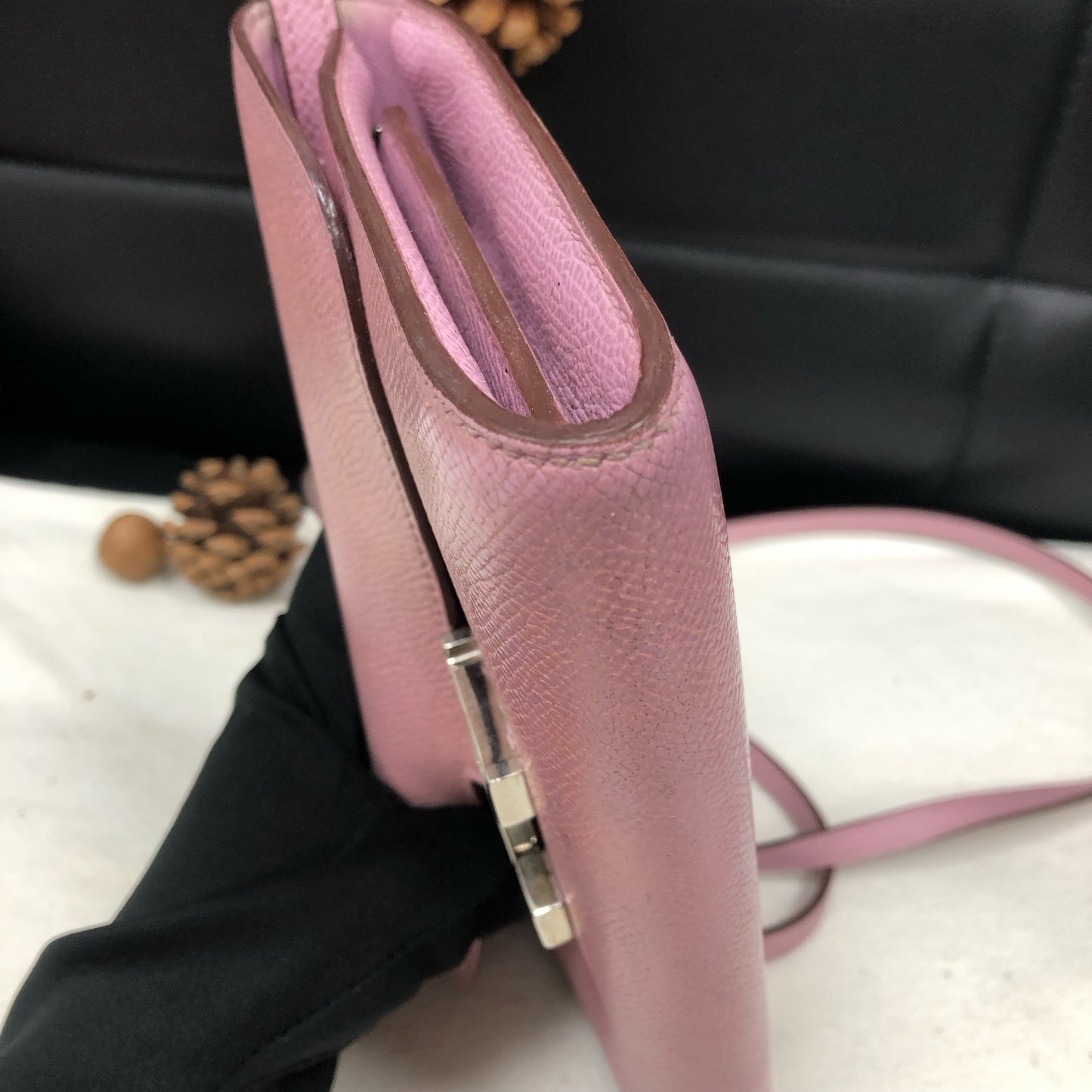 Hermes - Constance - Leather - Pink - (mini)