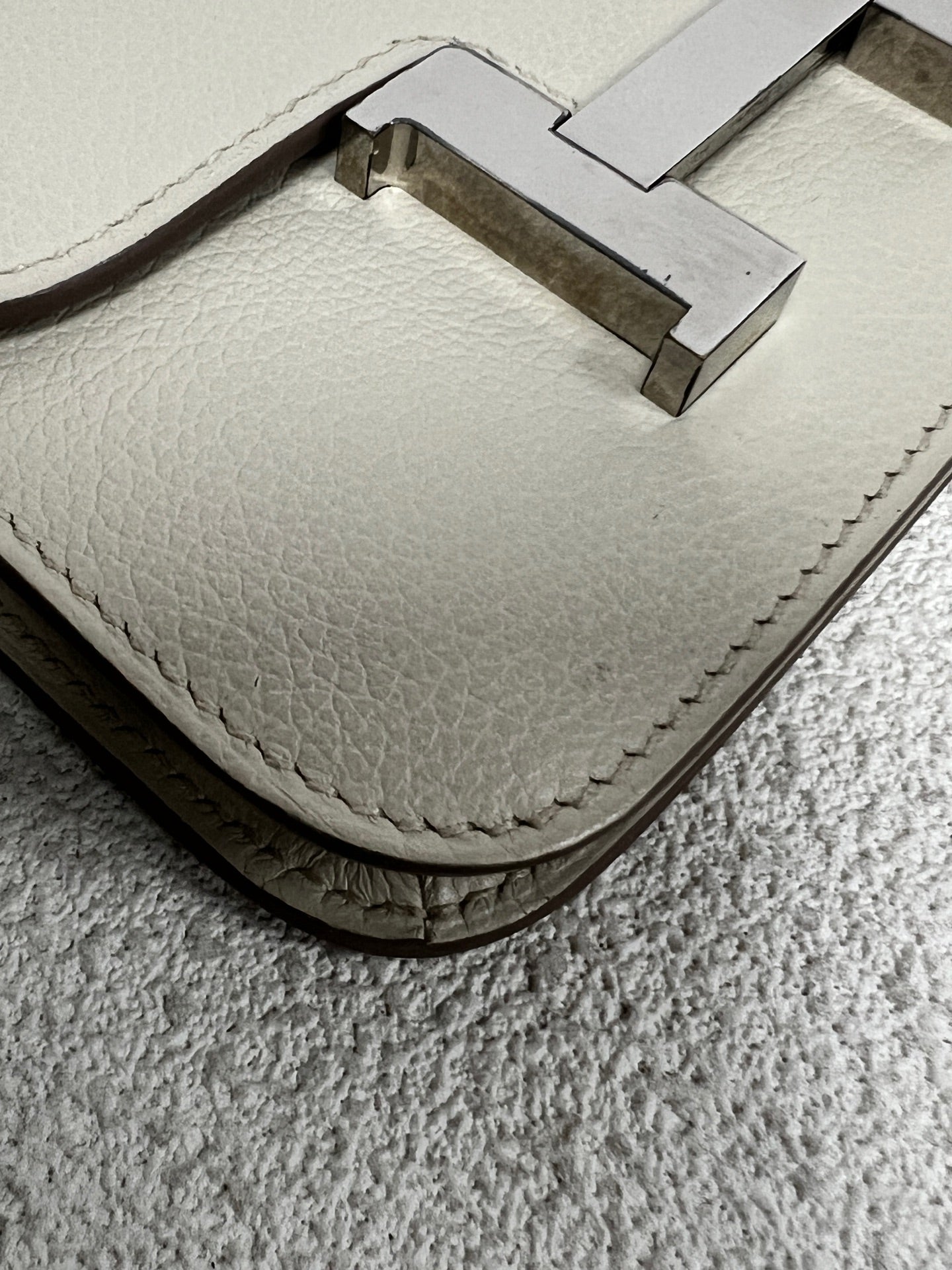 Hermes - Constance - Leather - White - (small)