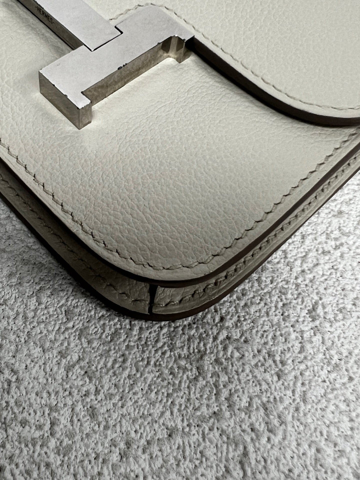 Hermes - Constance - Leather - White - (small)