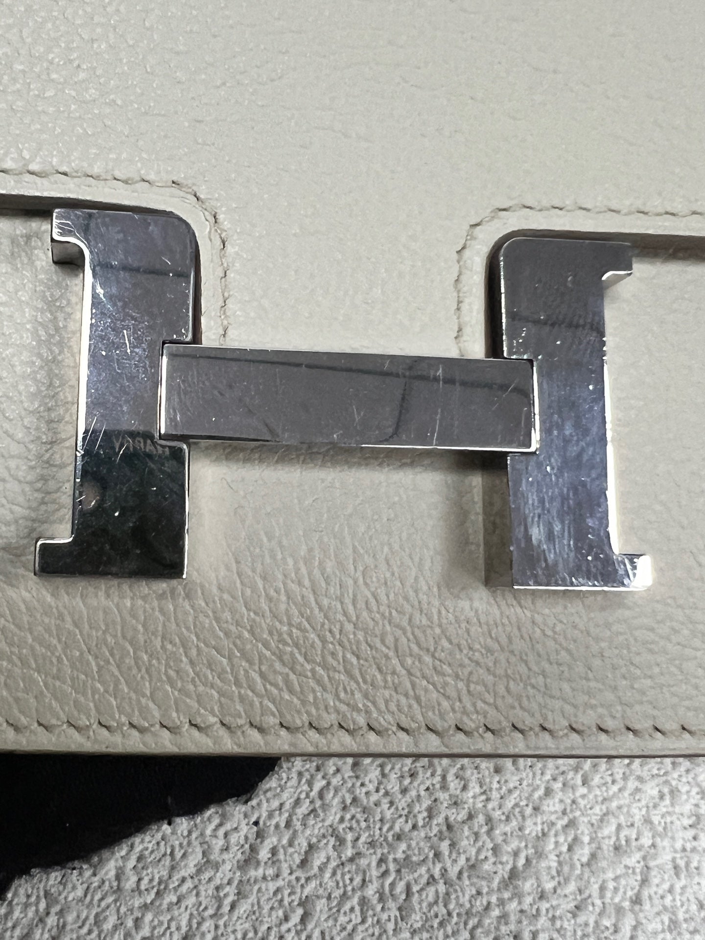 Hermes - Constance - Leather - White - (small)