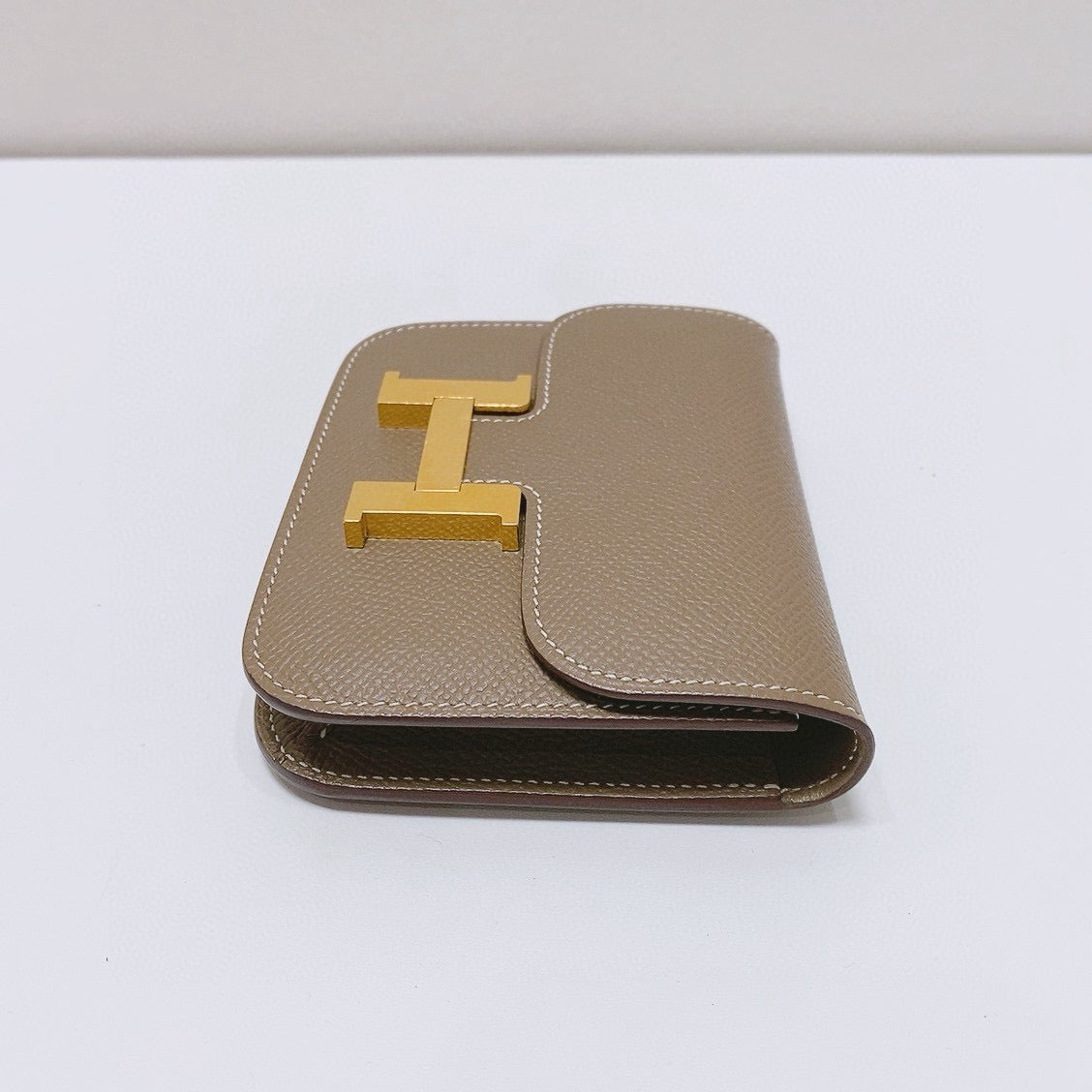 Hermès - Constance Slim - Epsom leather - Elephant Grey with Gold-Tone Hardware - (mini)