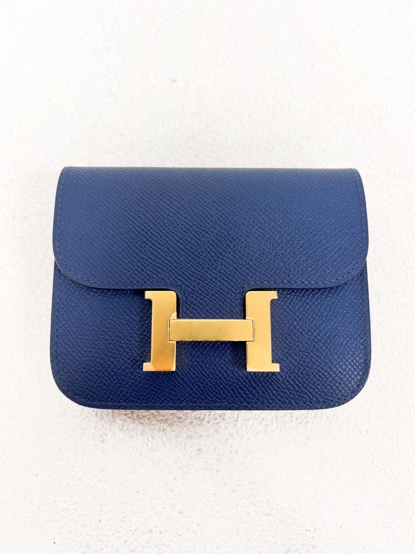 Hermes - Constance Slim - Leather - Navy - (mini)