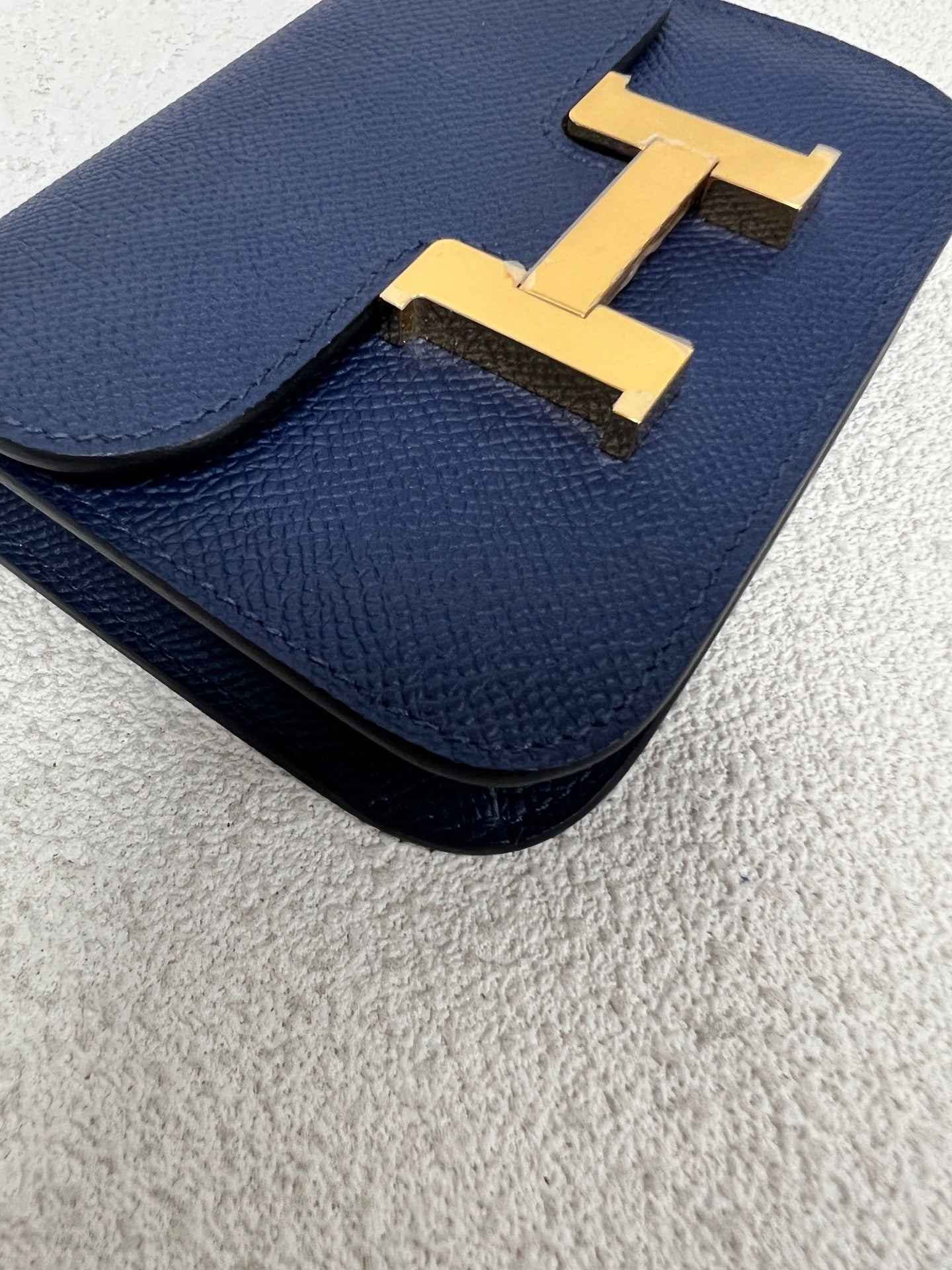 Hermes - Constance Slim - Leather - Navy - (mini)