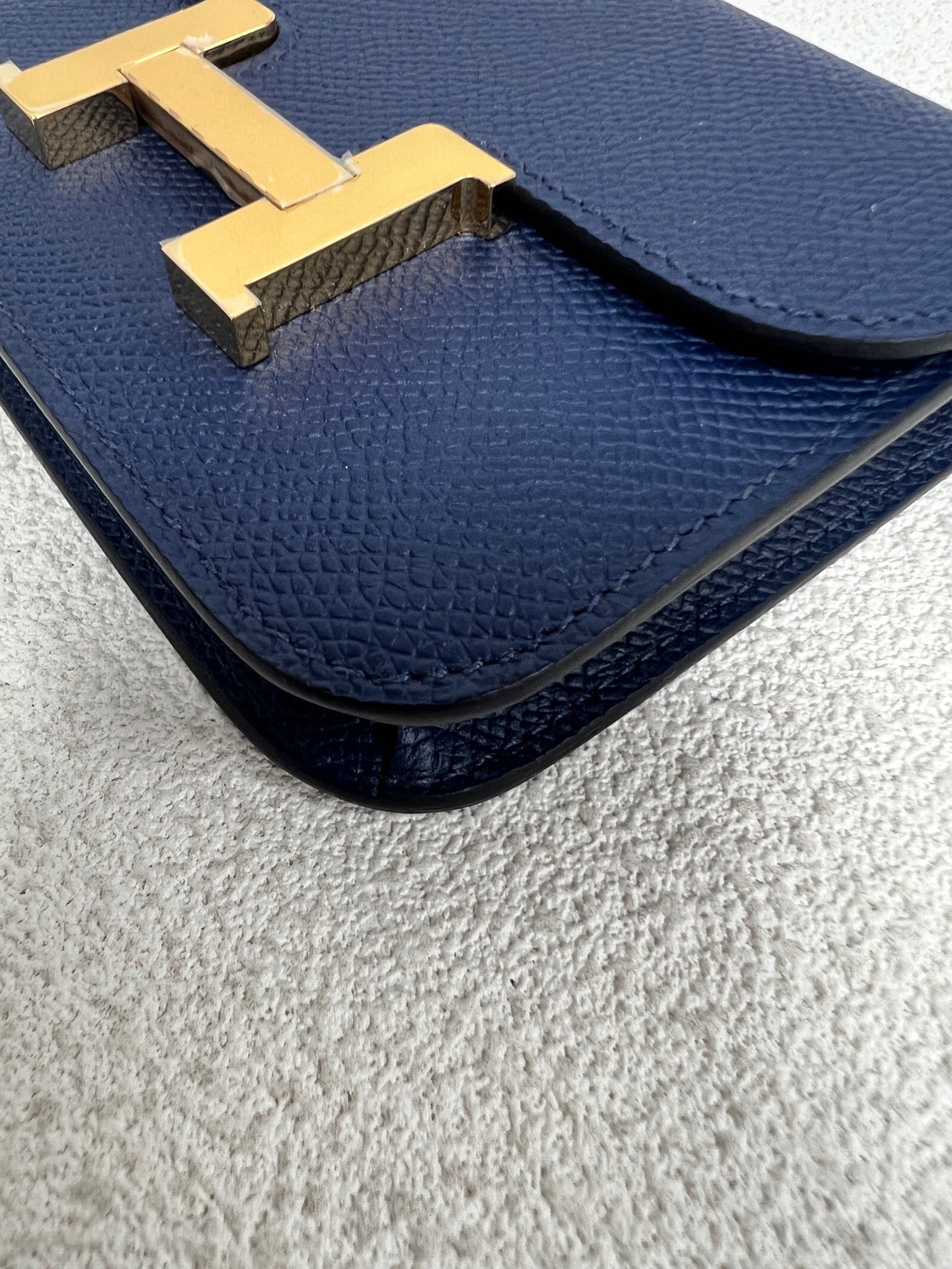 Hermes - Constance Slim - Leather - Navy - (mini)