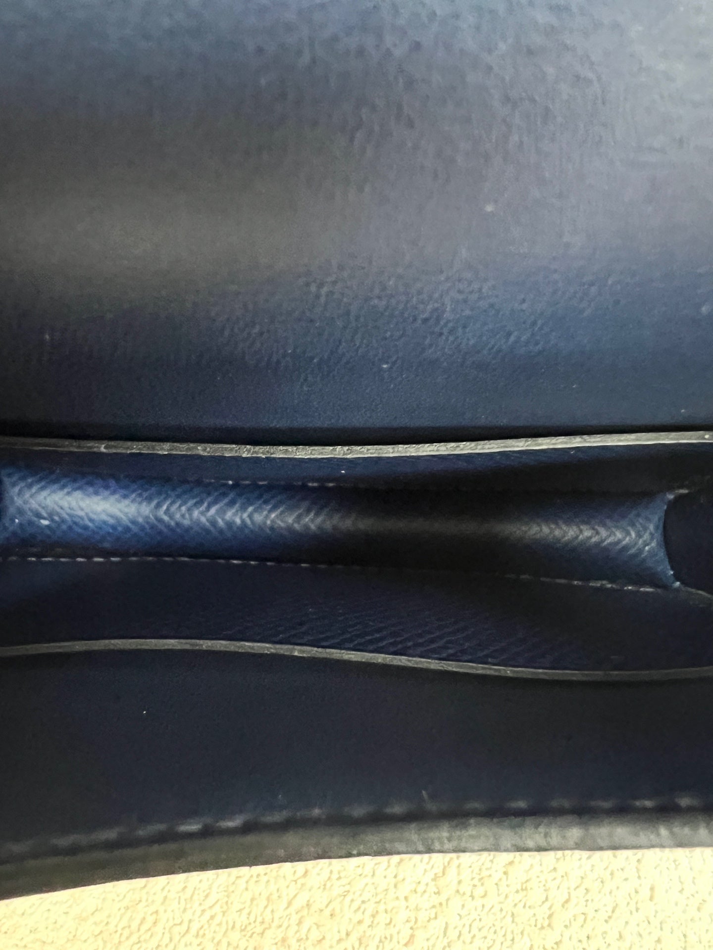 Hermes - Constance Slim - Leather - Navy - (mini)
