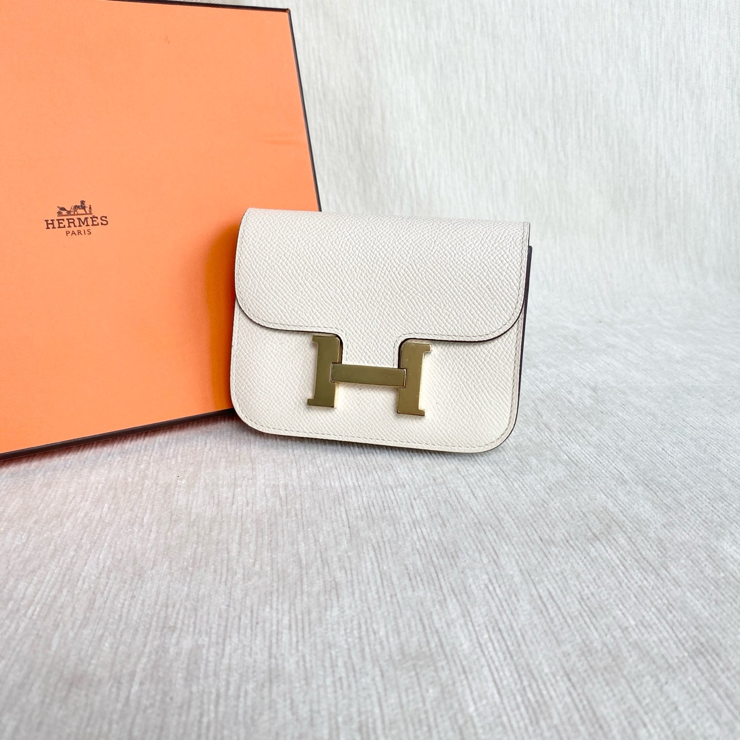 Hermes - Constance Slim - Leather - White - (mini)