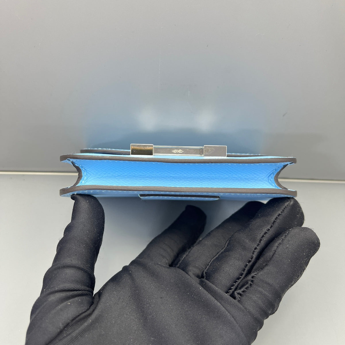 Hermes - Constance Wallet To Go - Leather - Blue