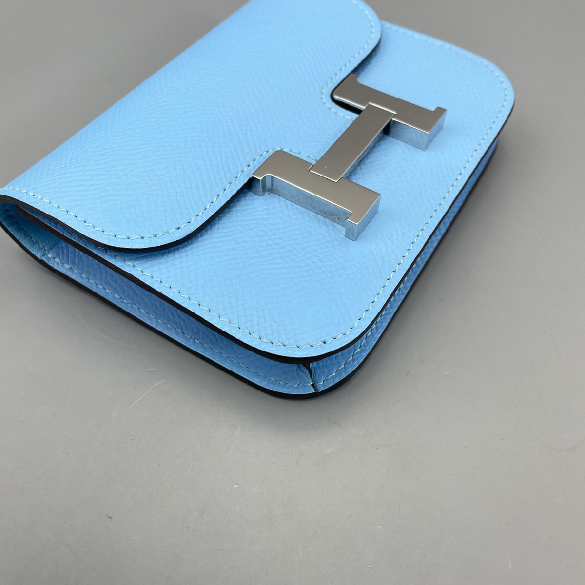 Hermes - Constance Wallet To Go - Leather - Blue