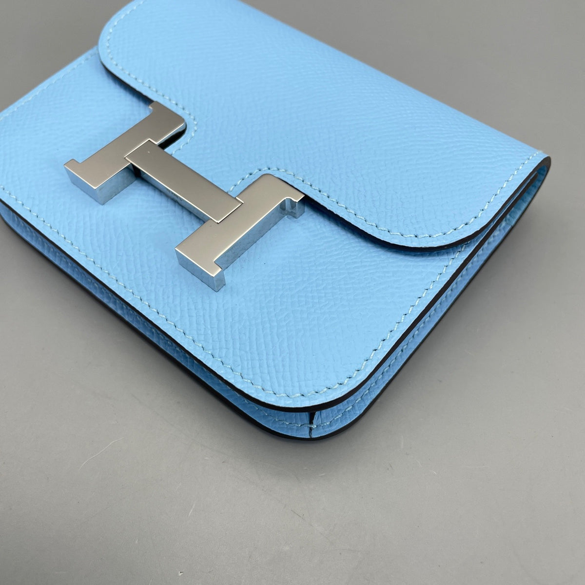 Hermes - Constance Wallet To Go - Leather - Blue