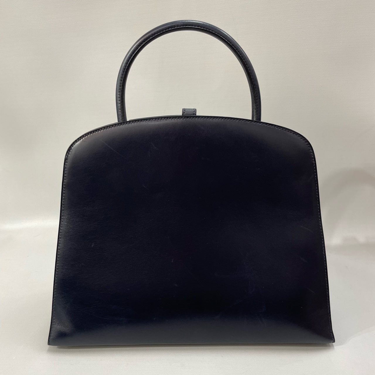 Hermès - Dalvy - Box leather - Navy blue - (medium)