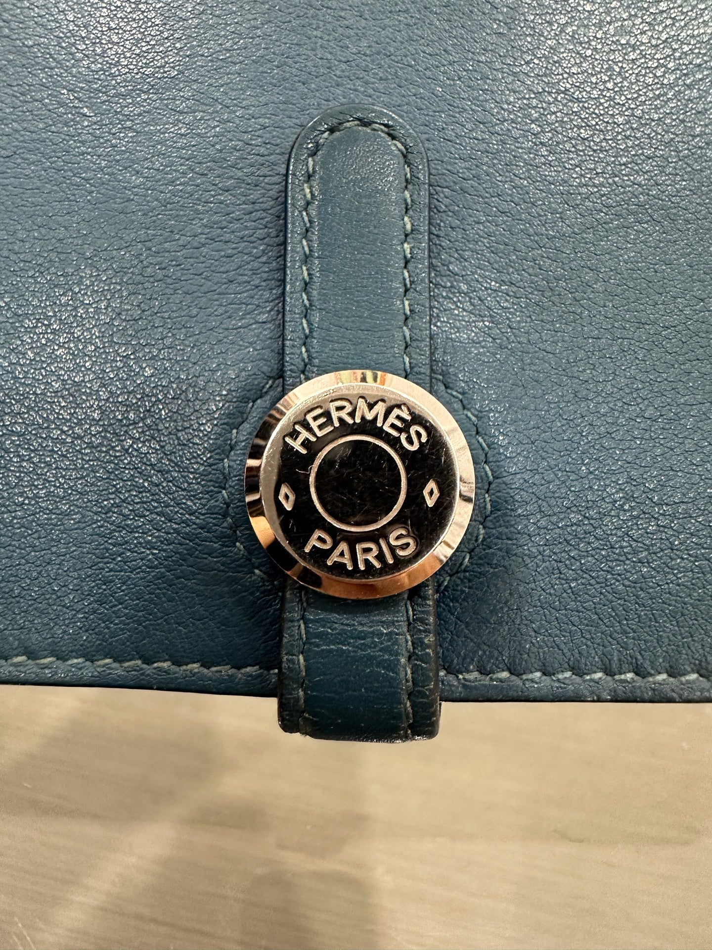 Hermes - Dogon Duo - Leather - Blue - (Other)
