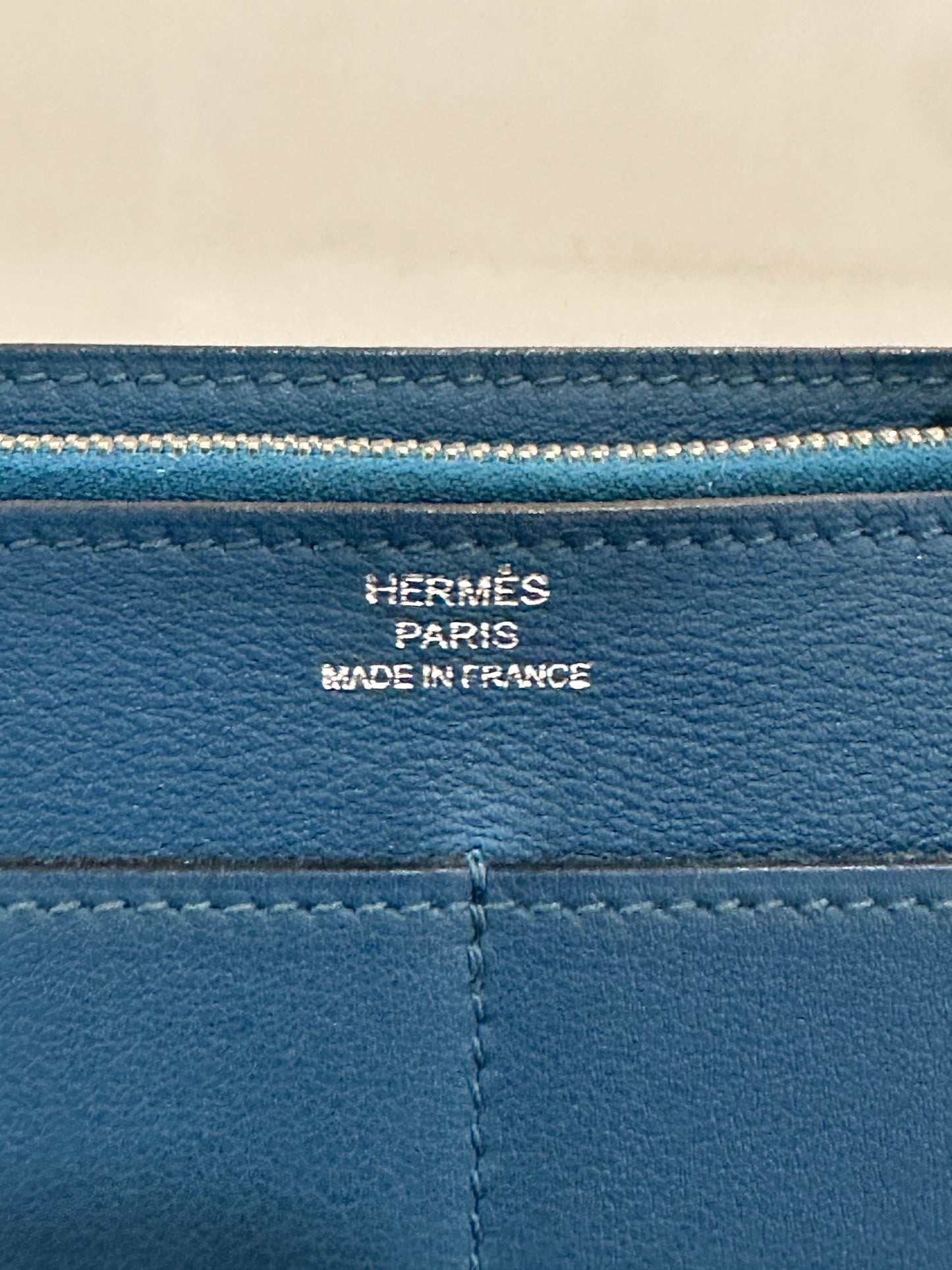Hermes - Dogon Duo - Leather - Blue - (Other)