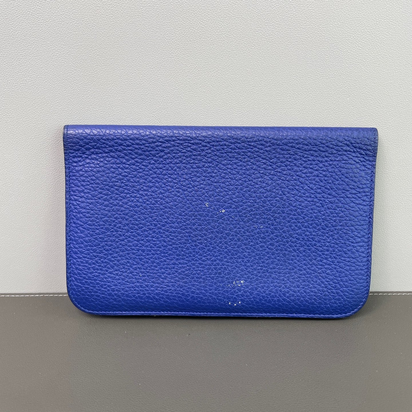 Hermès - Dogon Duo Passport Holder / Clutch - Togo leather - Blue - (medium)