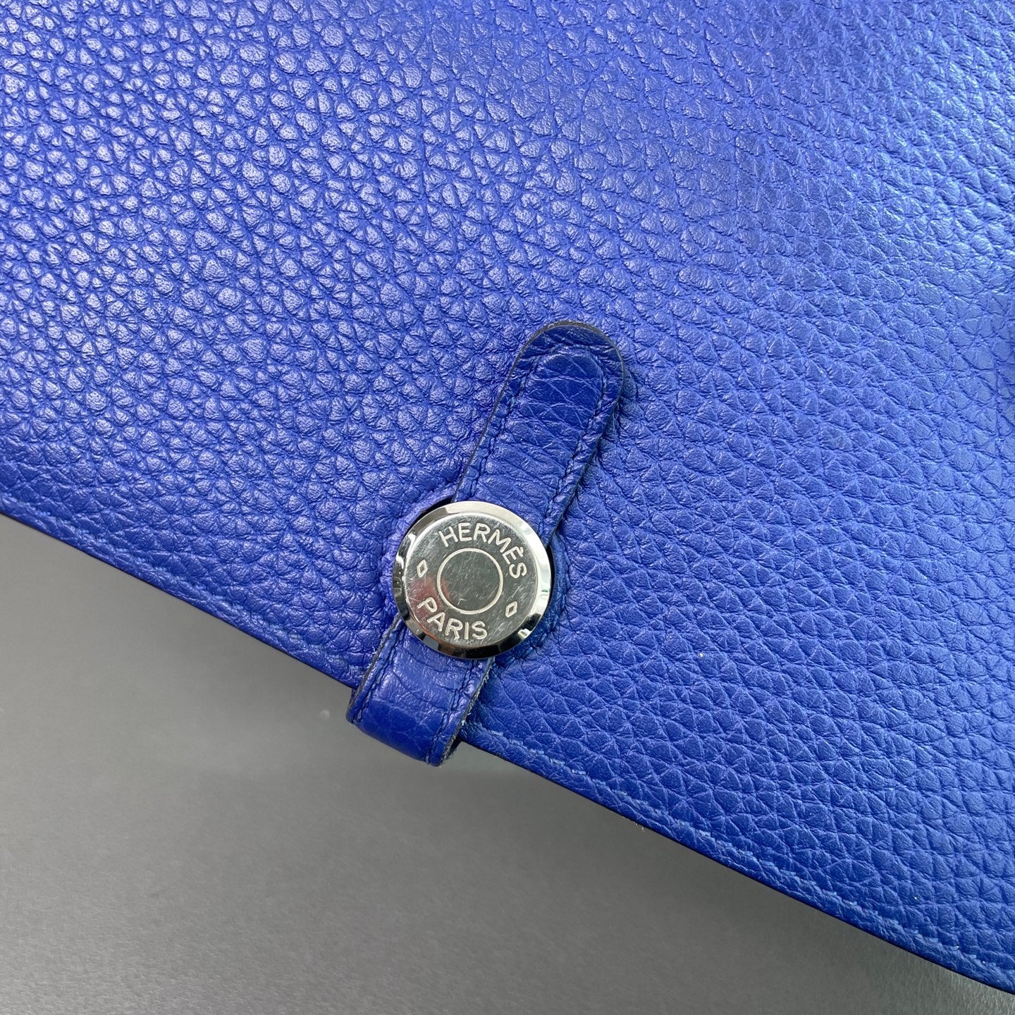 Hermès - Dogon Duo Passport Holder / Clutch - Togo leather - Blue - (medium)
