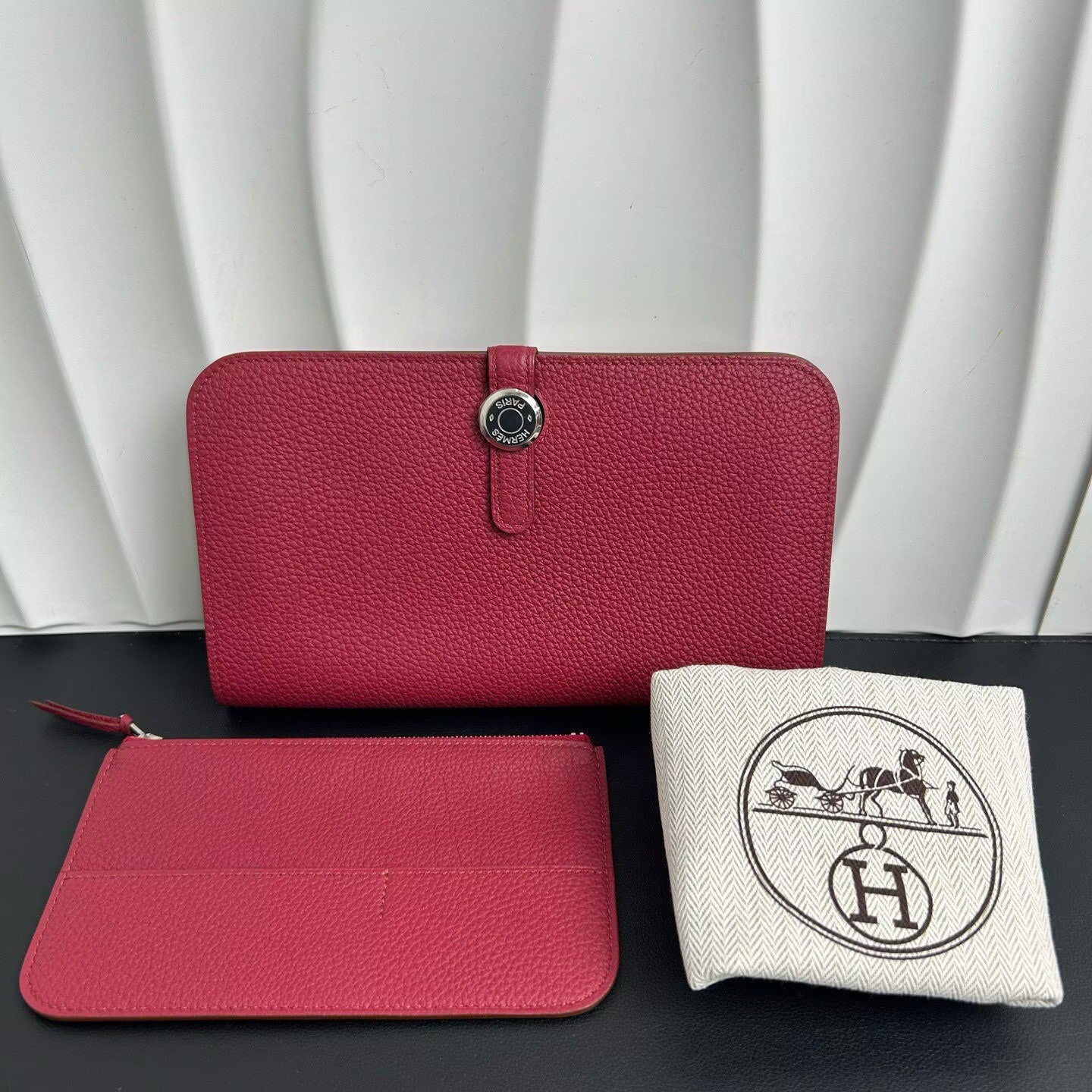 Hermès - Dogon Duo - Togo leather - Pink - (large)