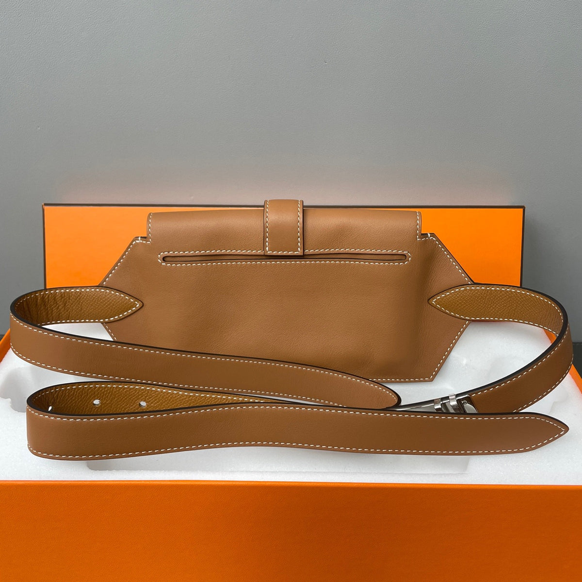 Hermes - Elan Pocket 24 M - Leather - Brown - (medium)