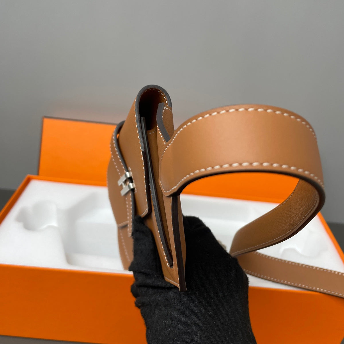 Hermes - Elan Pocket 24 M - Leather - Brown - (medium)