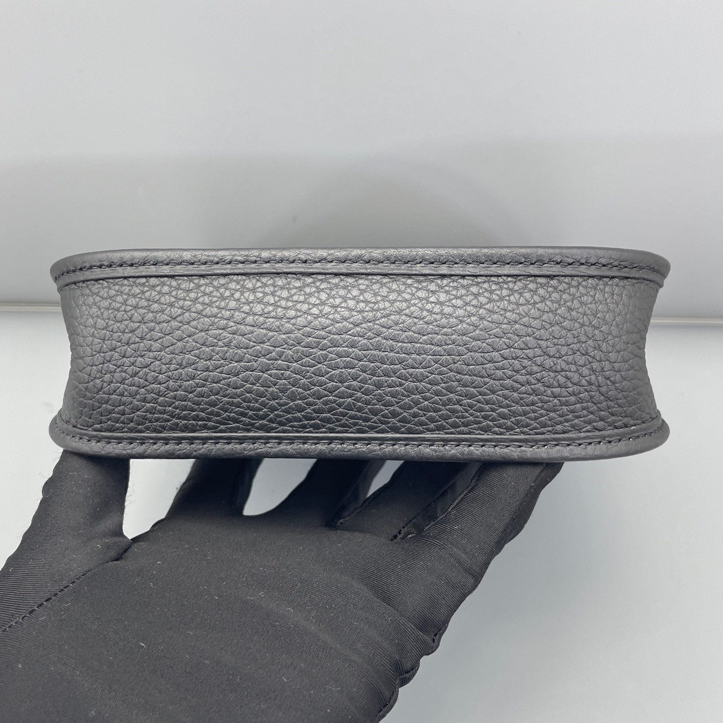 Hermes - Evelyn Mini - Taurillon Clemence leather - Black - (Mini)
