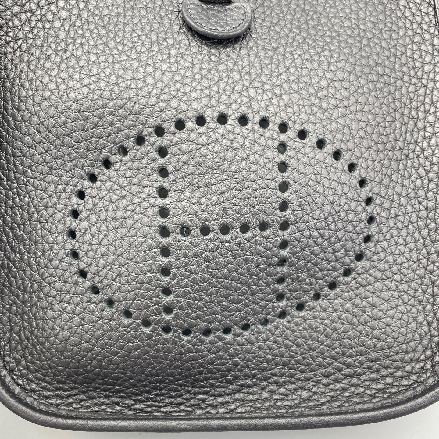 Hermes - Evelyn Mini - Taurillon Clemence leather - Black - (Mini)