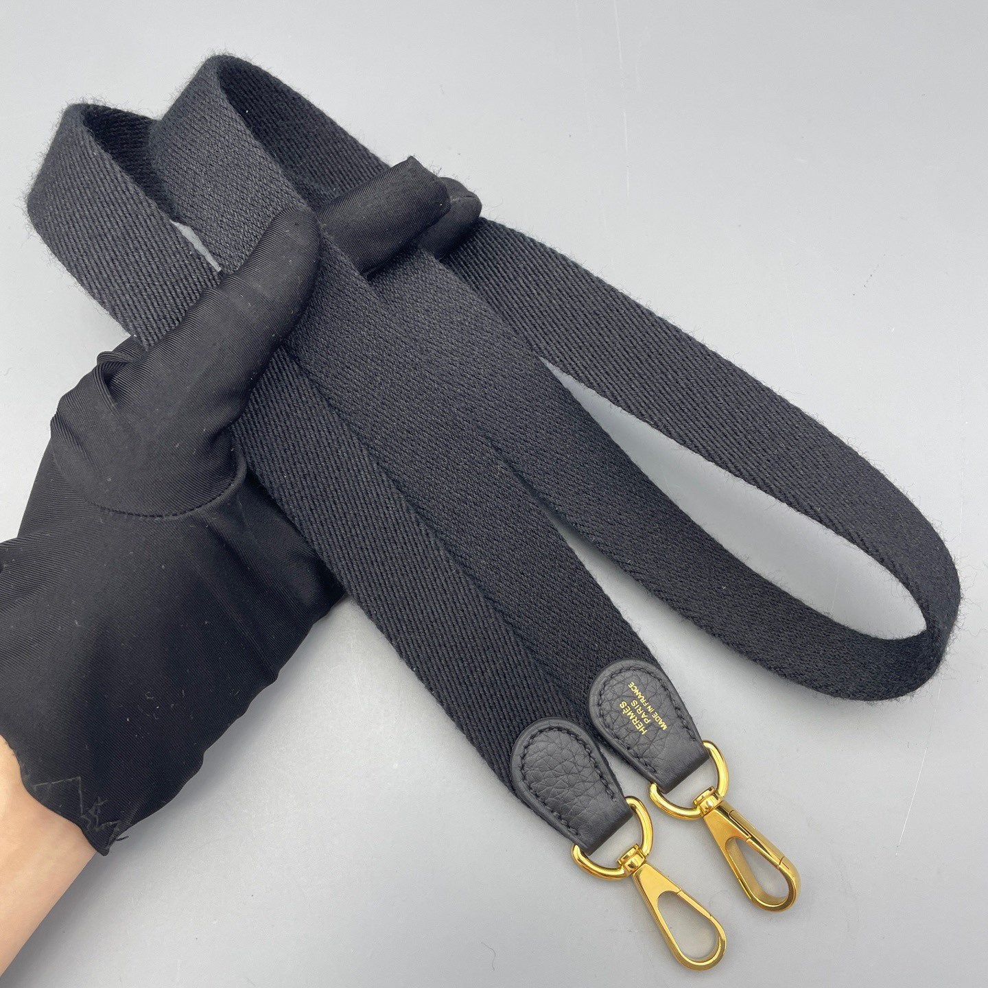 Hermes - Evelyn Mini - Taurillon Clemence leather - Black - (Mini)
