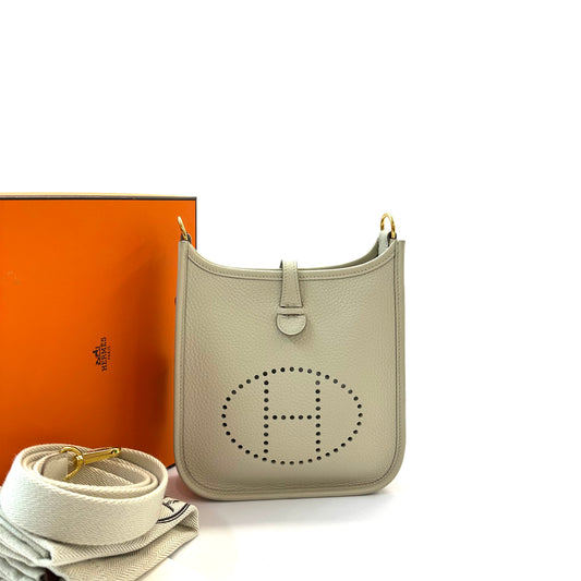Hermes - Evelyne 16 - Leather - Grey