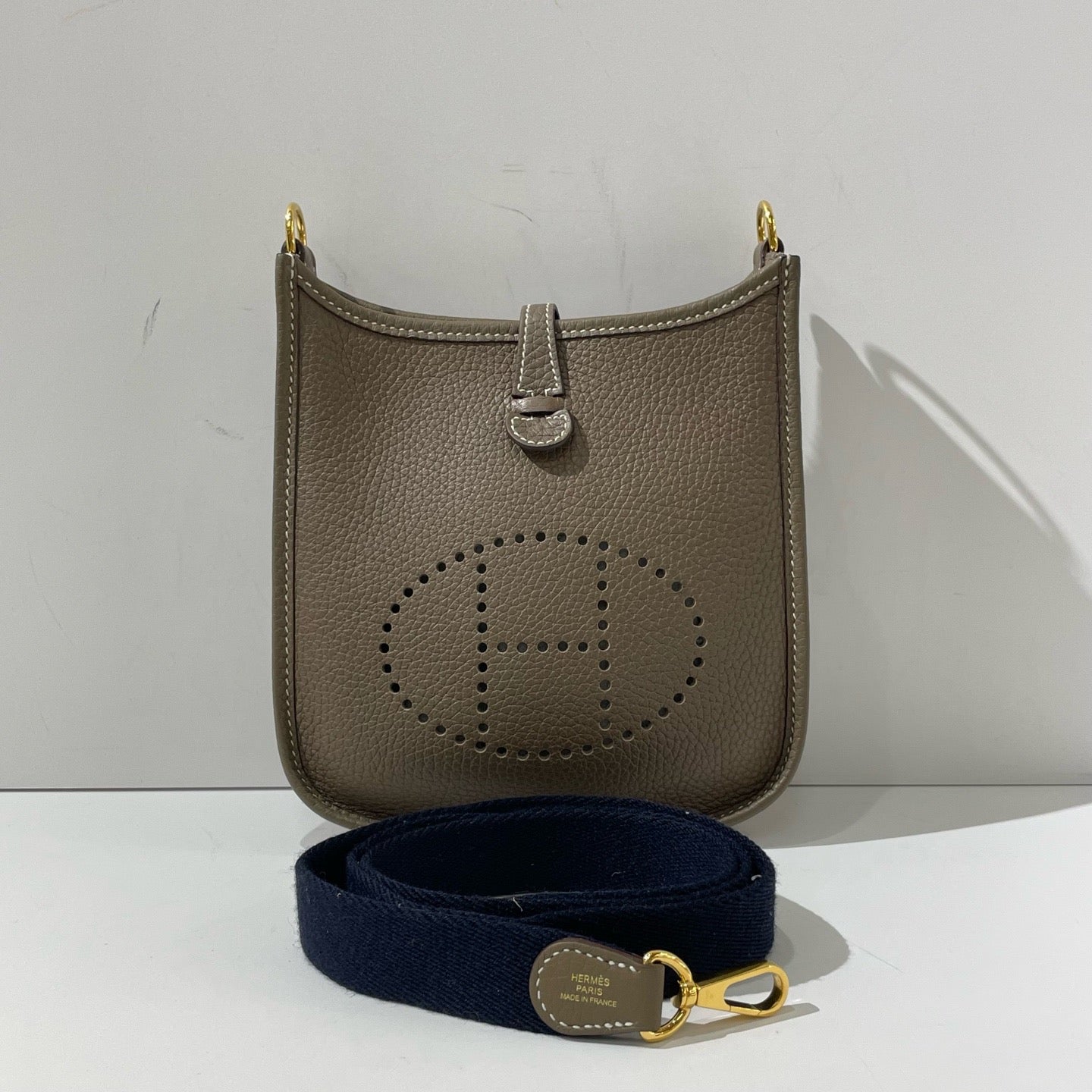 Hermès - Evelyne 16 - Leather - Grey - (mini)
