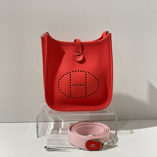 Hermès - Evelyne 16 - Leather - Red - (mini)