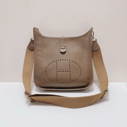 Hermès - Evelyne 29 - Taurillon Clemence leather - Elephant Grey with Silver-Tone Hardware - (Medium)