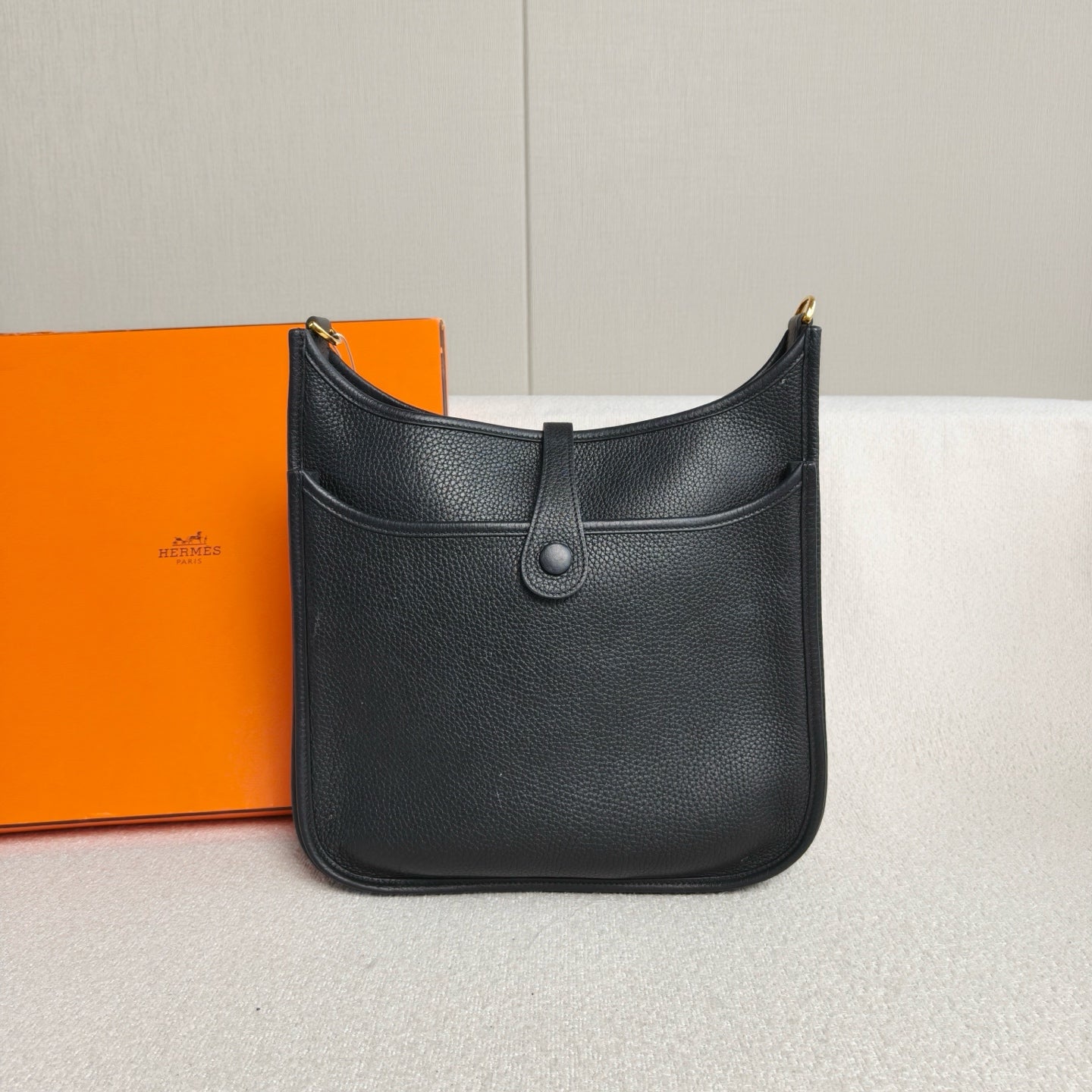 Hermès - Evelyne 29 - Togo leather - Black - (medium)