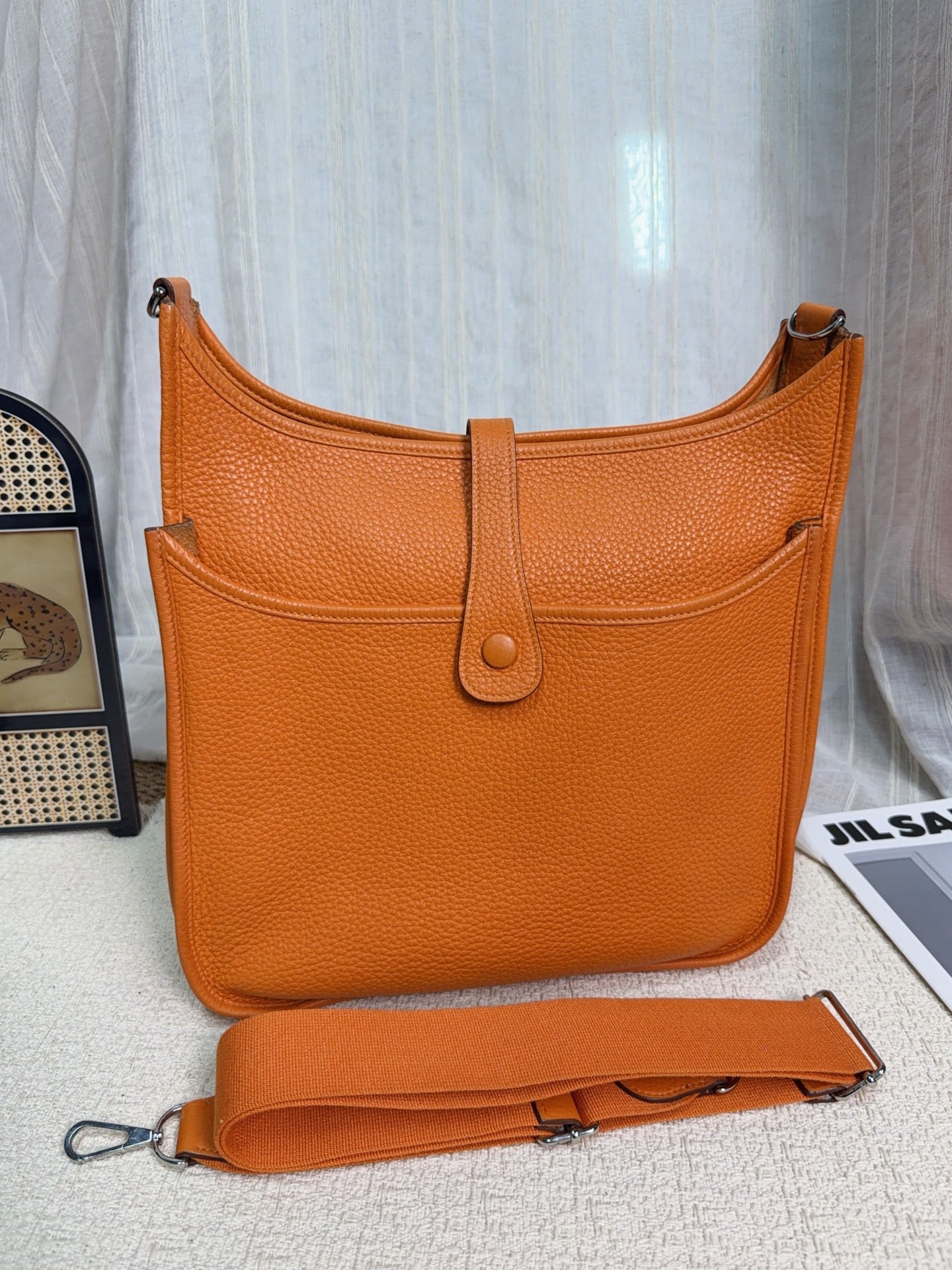 Hermès - Evelyne III 33 - Leather - Orange - (large)