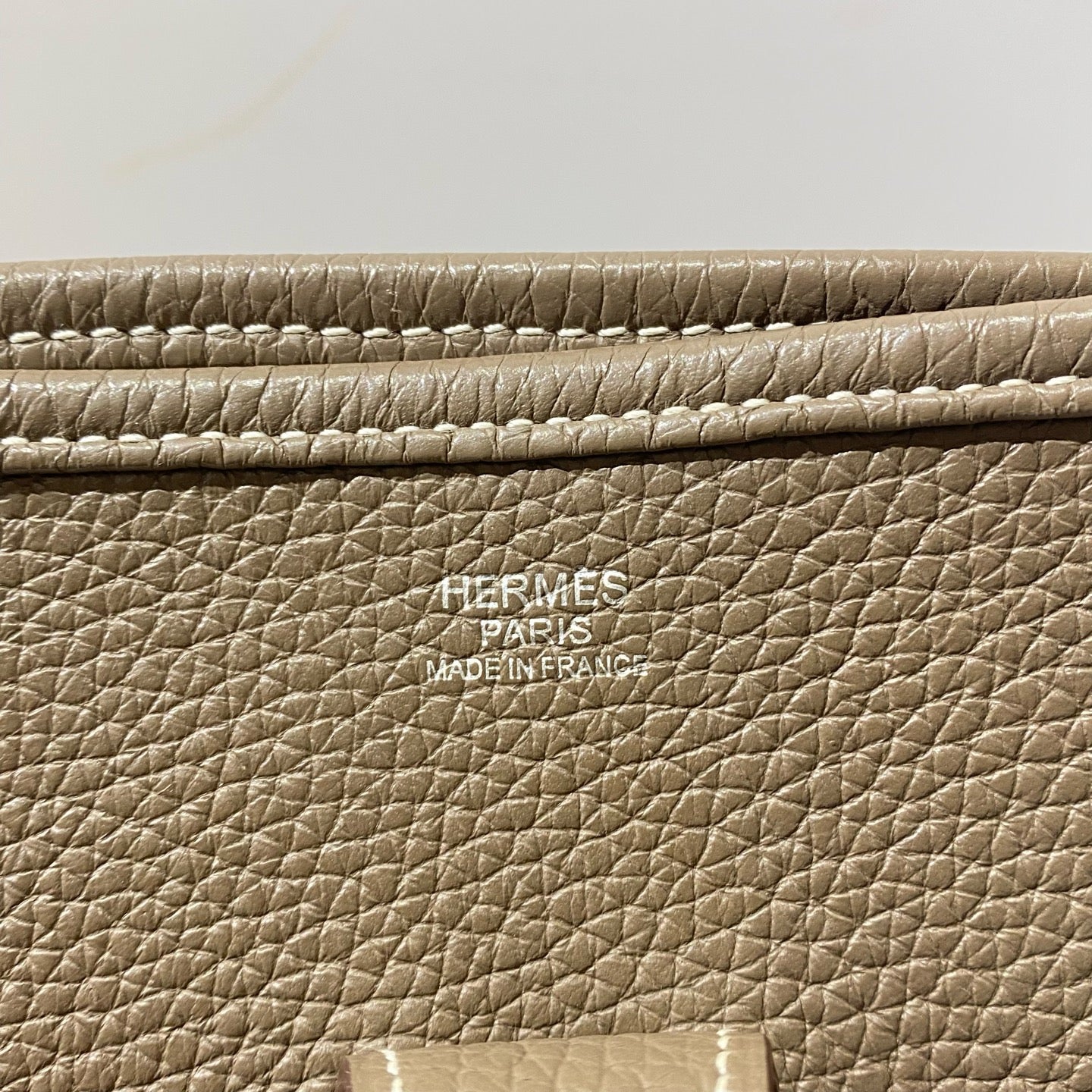 Hermès - Evelyne III 33 - Taurillon Clemence leather - Grey - (Large)