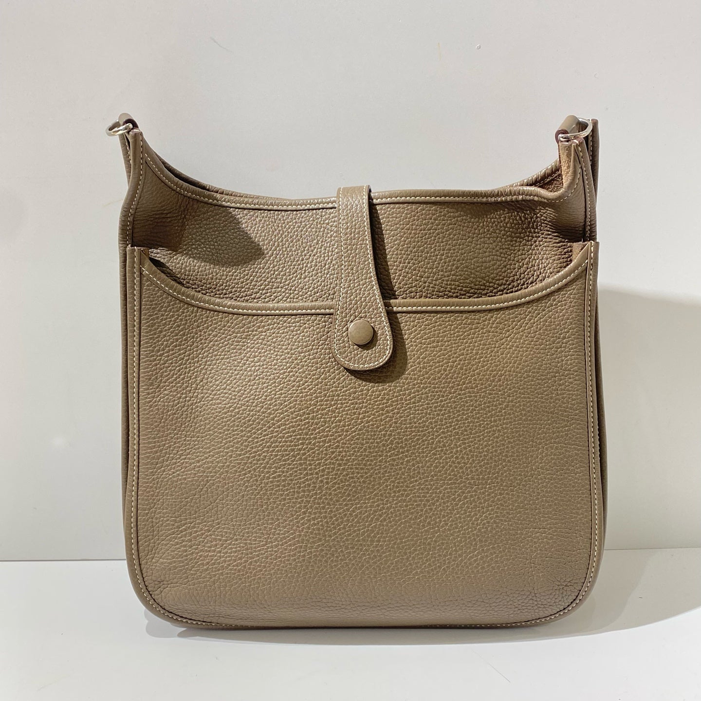 Hermès - Evelyne III 33 - Taurillon Clemence leather - Grey - (Large)