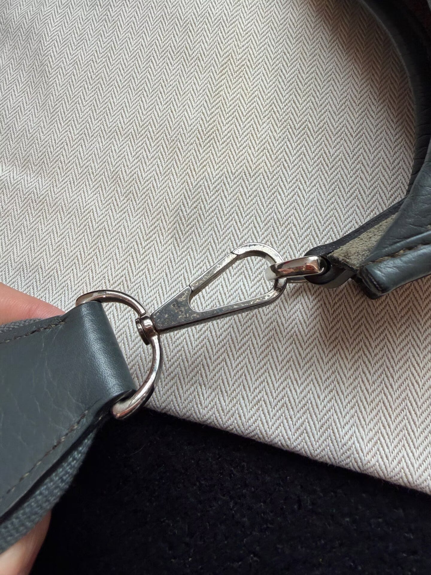 Hermes - Evelyne III PM - Togo leather - Grey - (medium)