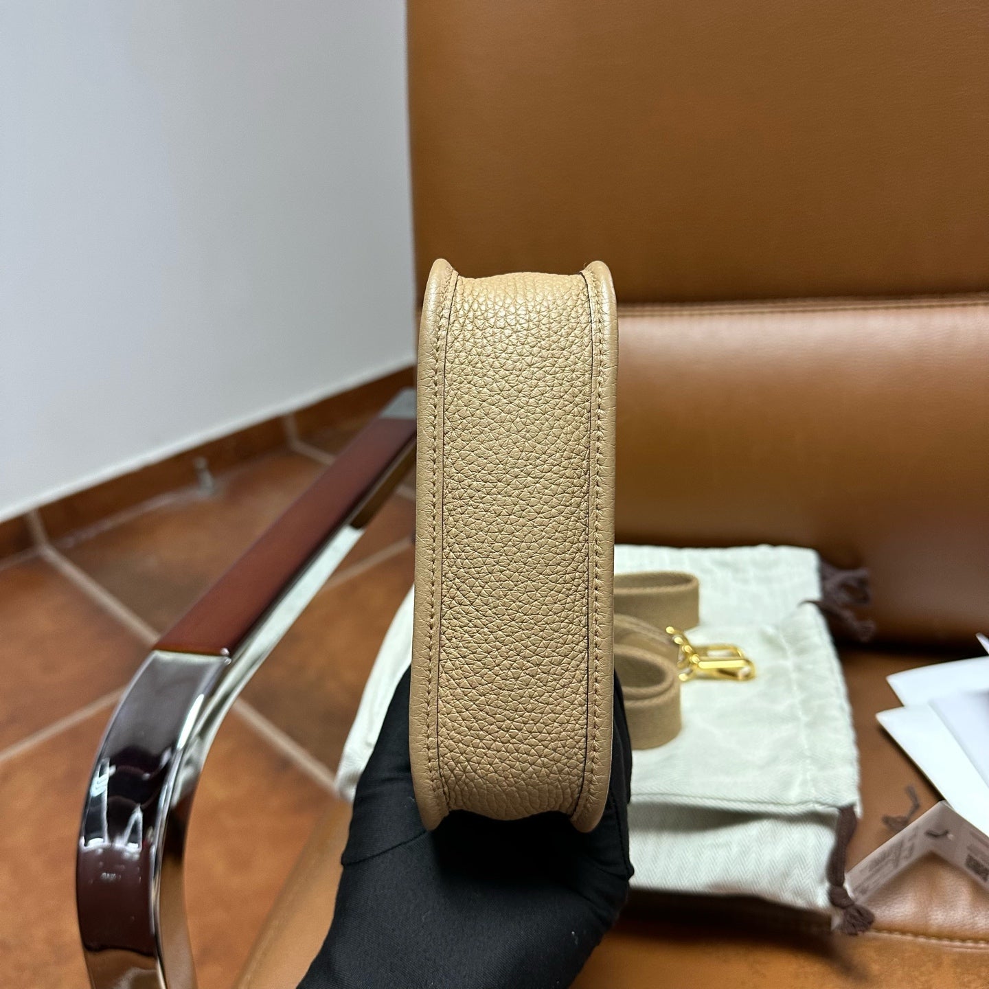 Hermès - Evelyne - Leather - Beige - (mini)